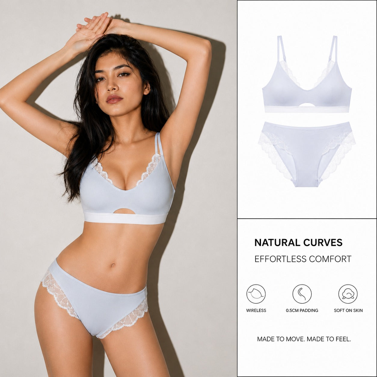 Wireless Lace Comfort Bralette