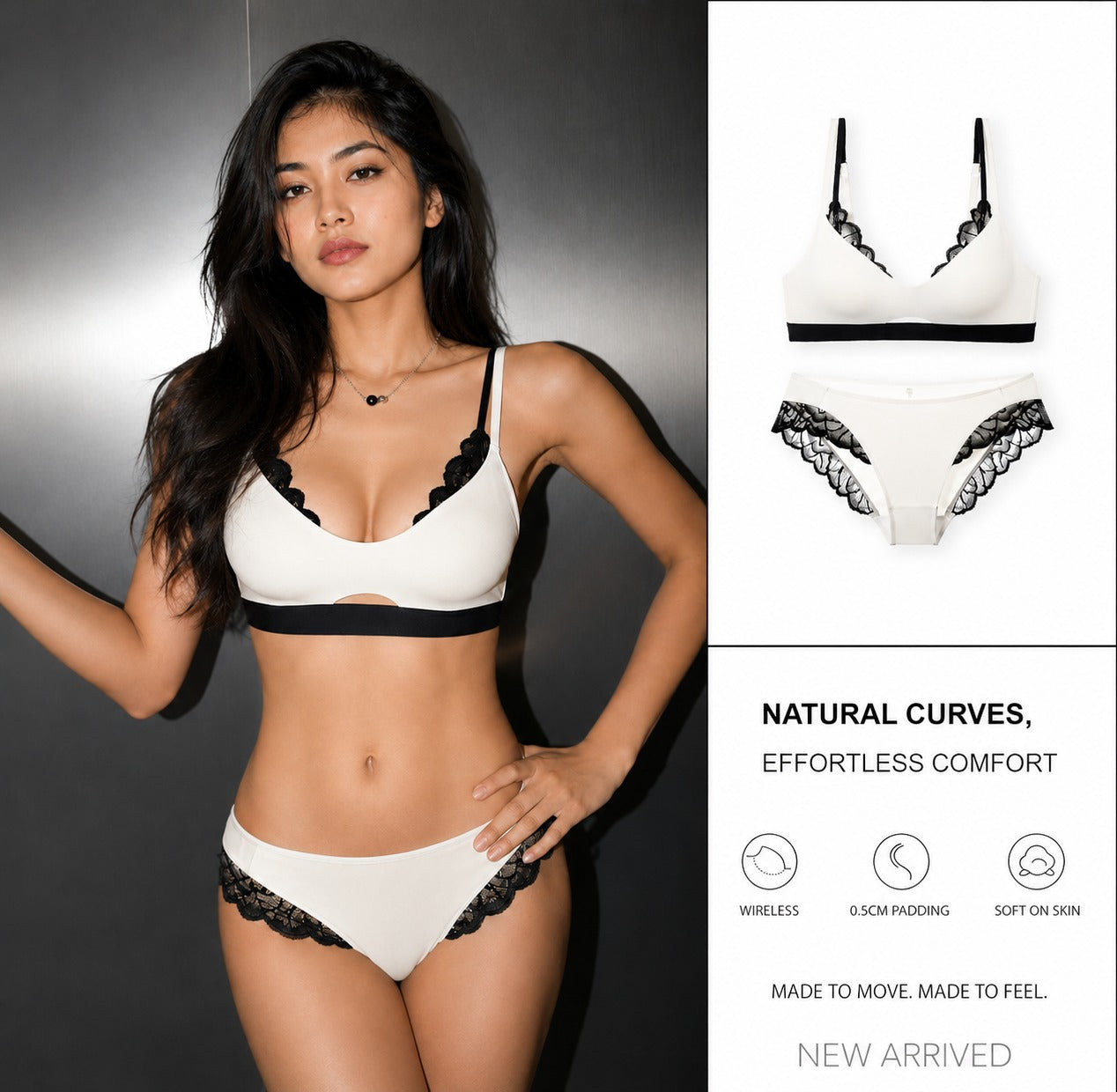 Wireless Lace Comfort Bralette