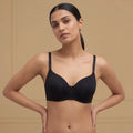 Padded Wired 3/4Th Coverage T-Shirt Bra - Anthracite