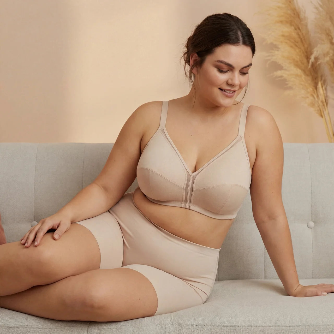 True Curv Cotton Laminated Non Wired Full Coverage Minimiser
