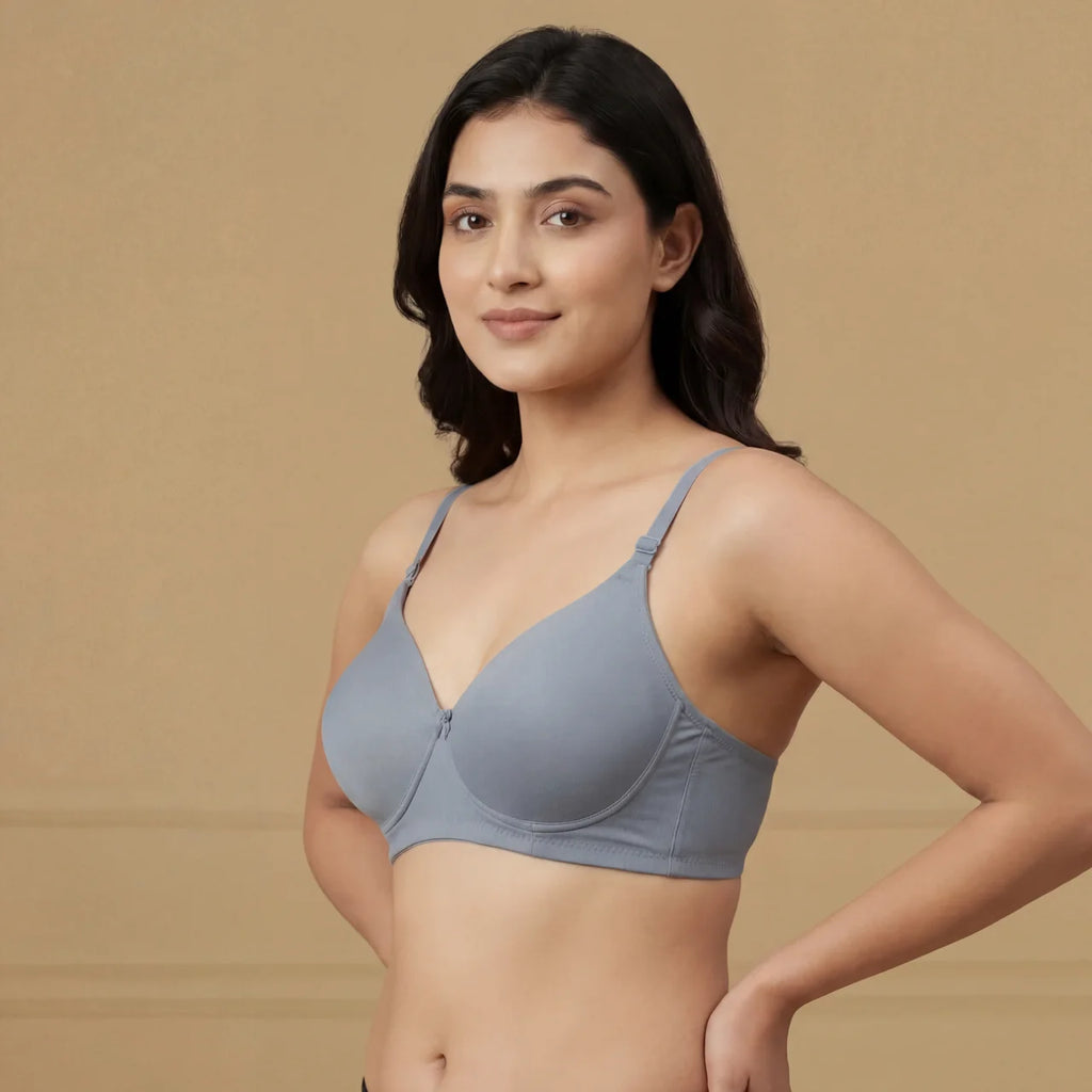 Smooth Fit Seamless Bra – Soft Lining, Flexible Straps