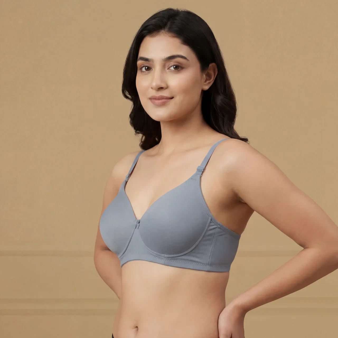 Smooth Fit Seamless Bra – Soft Lining, Flexible Straps