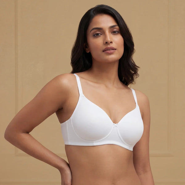 Seamless Everyday Bra – 3/4 Coverage, Adjustable Straps