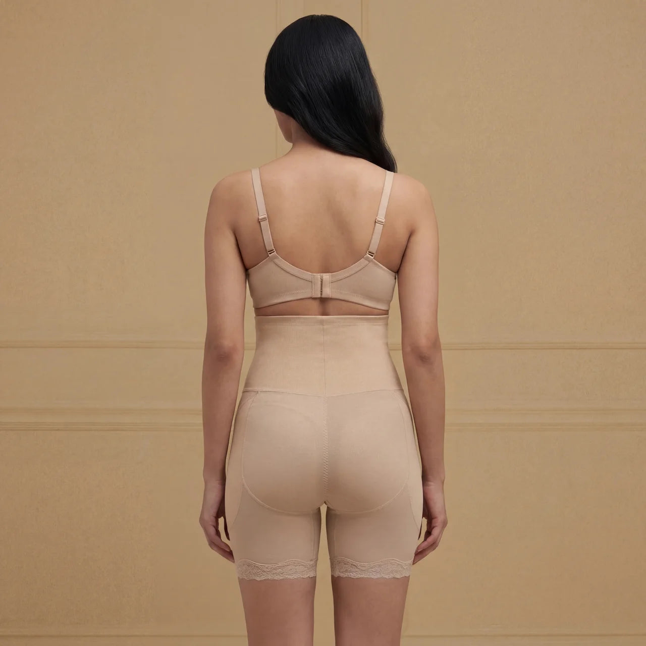 High Waist Sculpting Shorts – Smooth Fit, Curve Shaping